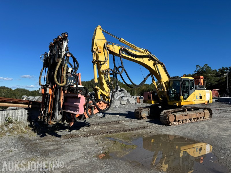 2005 Komatsu PC340 LC-7 Gravemaskin m/ Sandvik DQ440 steintrimmer - Drilling rig: picture 1 2005 Komatsu PC340 LC-7 Gravemaskin m/ Sandvik DQ440 steintrimmer - Drilling rig: picture 1