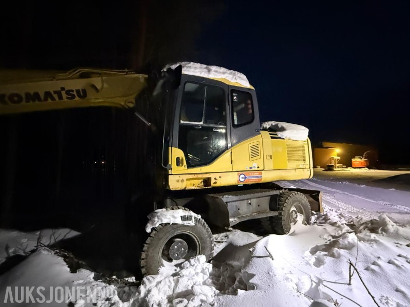 2005 Komatsu PW160ES-7K Hjulgraver - Pusseskuff - HK - 11973T - Excavator: picture 2 2005 Komatsu PW160ES-7K Hjulgraver - Pusseskuff - HK - 11973T - Excavator: picture 2