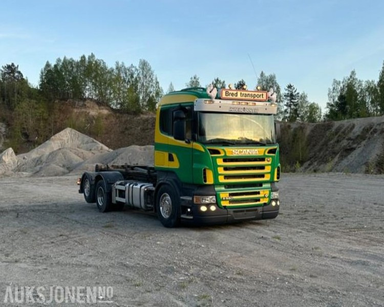 2005 Scania R-serie R580 Palfinger krok Helluft Reparasjonsobjekt - Hook lift truck: picture 3 2005 Scania R-serie R580 Palfinger krok Helluft Reparasjonsobjekt - Hook lift truck: picture 3