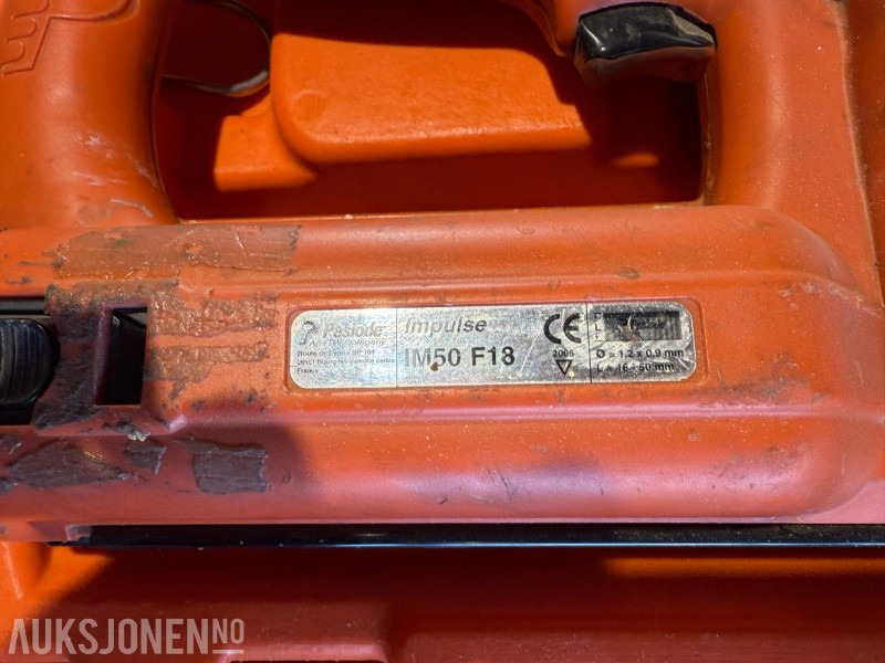 2006 Paslode impulse IM50 F18 gasspistol. - Construction equipment: picture 5 2006 Paslode impulse IM50 F18 gasspistol. - Construction equipment: picture 5