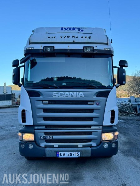 2008 Scania G420 - 6x2 - Full sideåpning - Bakløft - Opti cruise - Retarder Eu godkjent - Box truck: picture 2 2008 Scania G420 - 6x2 - Full sideåpning - Bakløft - Opti cruise - Retarder Eu godkjent - Box truck: picture 2