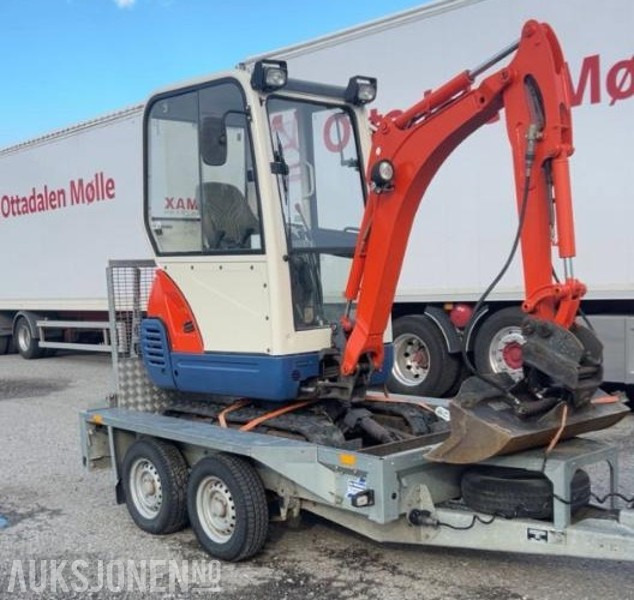 2010 Kubota KX 41-3 med Ifor Williams henger -IKKE MVA! - Mini excavator: picture 1 2010 Kubota KX 41-3 med Ifor Williams henger -IKKE MVA! - Mini excavator: picture 1
