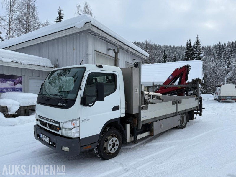 2012 Fuso FUSO07C18 m/Lasteplan og kran - Crane truck: picture 1 2012 Fuso FUSO07C18 m/Lasteplan og kran - Crane truck: picture 1