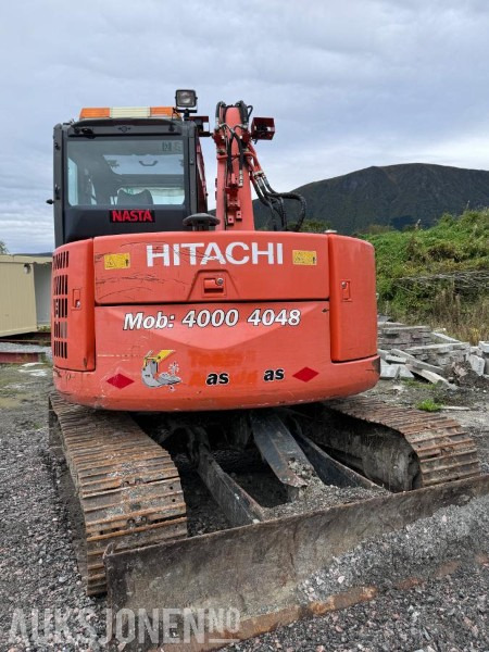 2012 Hitachi ZX85US-3 gravemaskin - Sentralsmøring - Rototilt - Pusskuffe - Graveskuffe - Excavator: picture 5 2012 Hitachi ZX85US-3 gravemaskin - Sentralsmøring - Rototilt - Pusskuffe - Graveskuffe - Excavator: picture 5