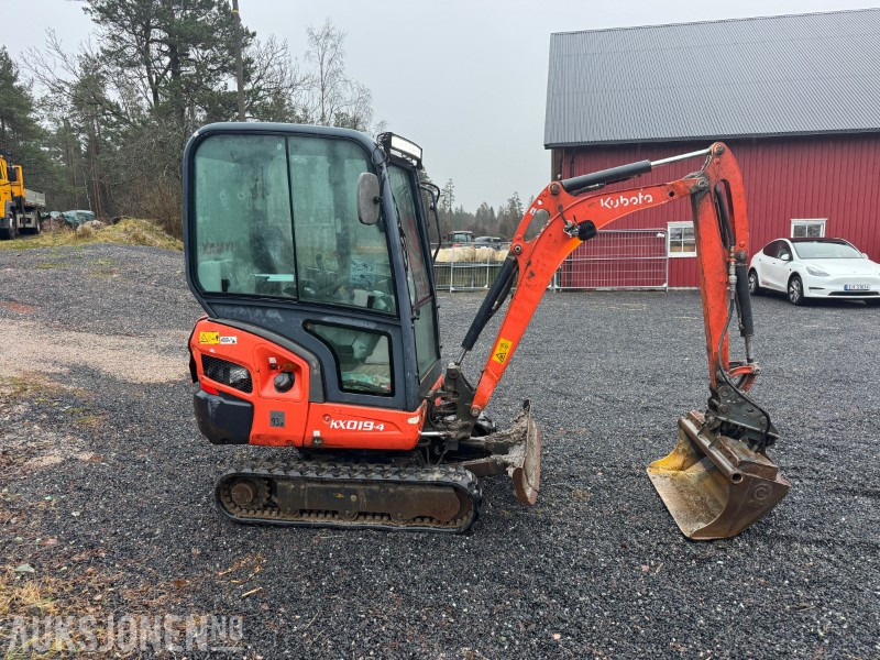 2013 Kubota KX019-4 minigraver m/ Ifor Williams GX maskinhenger - Mini excavator: picture 4 2013 Kubota KX019-4 minigraver m/ Ifor Williams GX maskinhenger - Mini excavator: picture 4