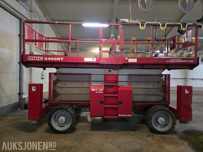 2013 MEC 3392 RT-T sakselift – 12 m arbeidshøyde - godkjent - Aerial platform: picture 4 2013 MEC 3392 RT-T sakselift – 12 m arbeidshøyde - godkjent - Aerial platform: picture 4