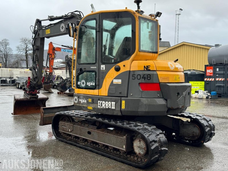 2013 Volvo ECR88 gravemaskin med 3 skuffer, Indexator tiltrotator Sertifisert 10.26 8677T - Mini excavator: picture 3 2013 Volvo ECR88 gravemaskin med 3 skuffer, Indexator tiltrotator Sertifisert 10.26 8677T - Mini excavator: picture 3
