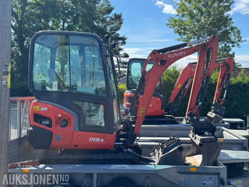 2014 Kubota KX019-4 minigraver med 3 skuffer - Mini excavator: picture 4 2014 Kubota KX019-4 minigraver med 3 skuffer - Mini excavator: picture 4