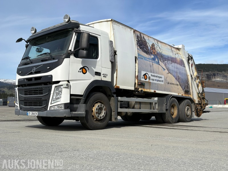 2014 Volvo FM 420 renovasjonsbil med 2-kammers løsning - Garbage truck: picture 1 2014 Volvo FM 420 renovasjonsbil med 2-kammers løsning - Garbage truck: picture 1