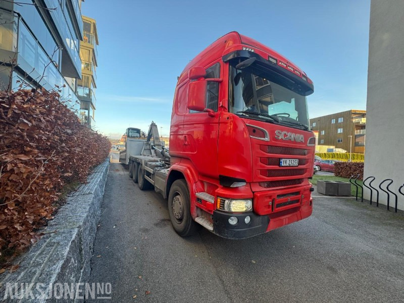 2015 Scania R580 8x4 tridem Krokbil / krokløft m/ JOAB 24t krok med knekk - Hook lift truck: picture 2 2015 Scania R580 8x4 tridem Krokbil / krokløft m/ JOAB 24t krok med knekk - Hook lift truck: picture 2