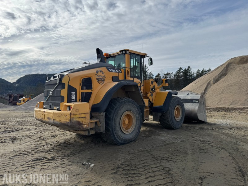 2015 Volvo L180H Hjullaster - Spakestyring - Sentralsmøring - Wheel loader: picture 5 2015 Volvo L180H Hjullaster - Spakestyring - Sentralsmøring - Wheel loader: picture 5