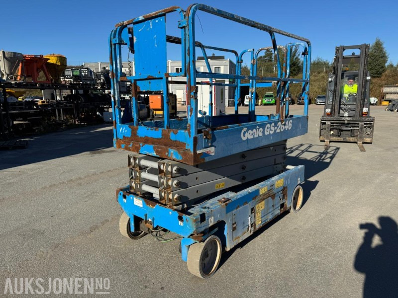 2016 Genie GS-2646 batteridreven sakselift / 10m / Årskontrollert - Aerial platform: picture 1 2016 Genie GS-2646 batteridreven sakselift / 10m / Årskontrollert - Aerial platform: picture 1
