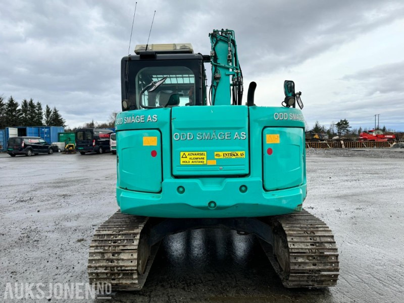 2016 Kobelco SK75SR-3E - 8 tonns gravemaskin - Tiltrotator - Pusskuffe - Bunkringspumpe - sentralsmøring - Sertifisert - Excavator: picture 5 2016 Kobelco SK75SR-3E - 8 tonns gravemaskin - Tiltrotator - Pusskuffe - Bunkringspumpe - sentralsmøring - Sertifisert - Excavator: picture 5