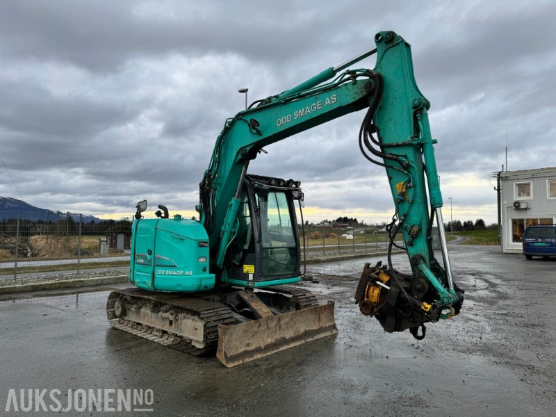 2016 Kobelco SK75SR-3E - 8 tonns gravemaskin - Tiltrotator - Pusskuffe - Bunkringspumpe - sentralsmøring - Sertifisert - Excavator: picture 3 2016 Kobelco SK75SR-3E - 8 tonns gravemaskin - Tiltrotator - Pusskuffe - Bunkringspumpe - sentralsmøring - Sertifisert - Excavator: picture 3
