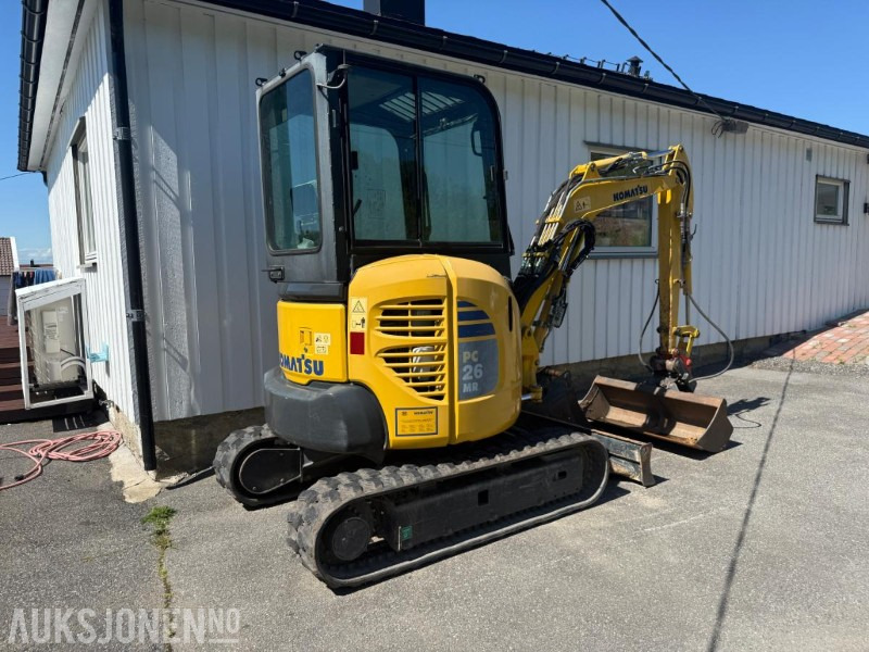 2016 Komatsu PC26MR minigraver m/2 skuffer. - Mini excavator: picture 4 2016 Komatsu PC26MR minigraver m/2 skuffer. - Mini excavator: picture 4