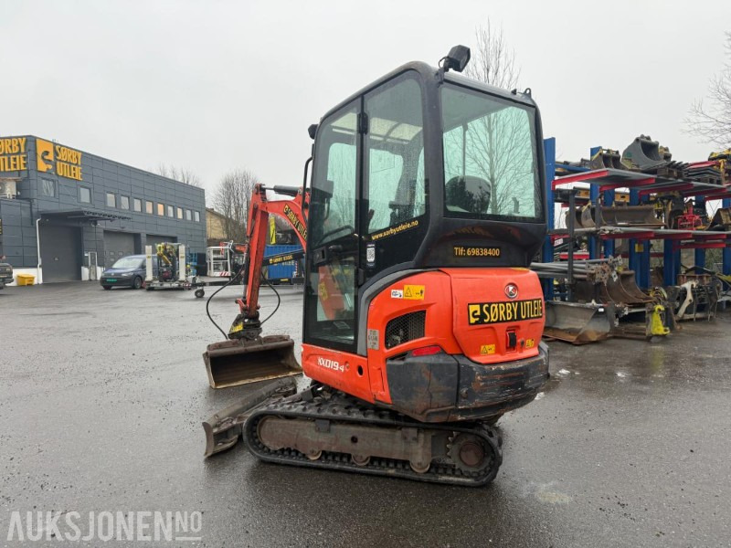 2016 Kubota KX019-4 MINIGRAVER NYE BELTER SERVICEHISTORIKK NY SERVICE 12/25. - Mini excavator: picture 4 2016 Kubota KX019-4 MINIGRAVER NYE BELTER SERVICEHISTORIKK NY SERVICE 12/25. - Mini excavator: picture 4