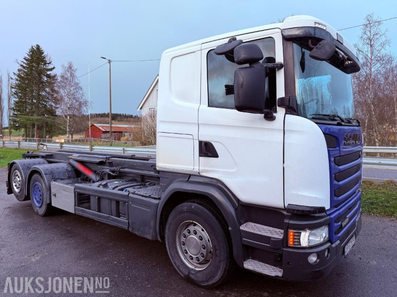2016 Scania G450 EURO 6 444933 km m/ Krokflak med Hiab 140 AW kran - Hook lift truck: picture 3 2016 Scania G450 EURO 6 444933 km m/ Krokflak med Hiab 140 AW kran - Hook lift truck: picture 3