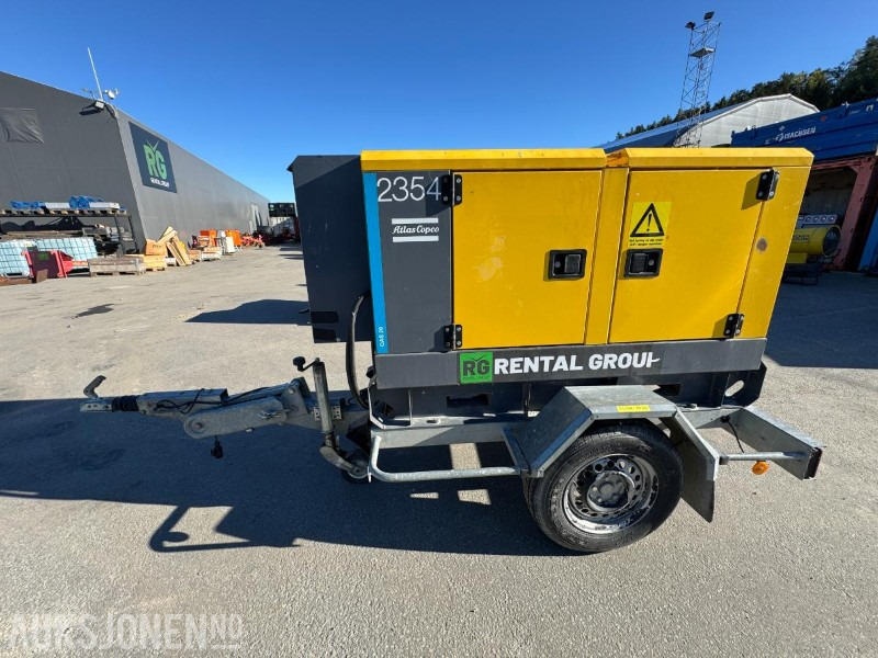 2017 Atlas Copco QAS 20 strømaggregat 20KVA / rep objekt - Construction equipment: picture 2 2017 Atlas Copco QAS 20 strømaggregat 20KVA / rep objekt - Construction equipment: picture 2