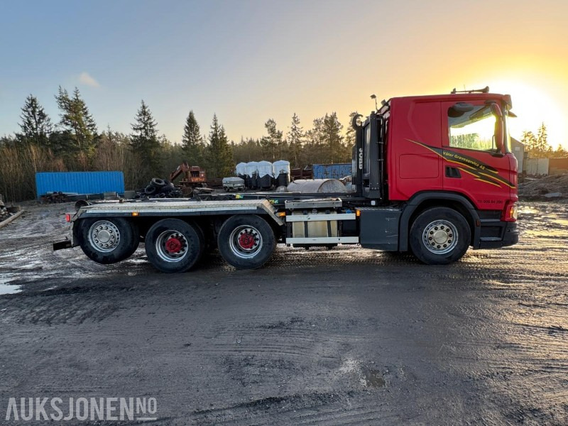 2018 SCANIA G500 TRIDEM KROKBIL JOAB, HARDOX DUMPERKASSE, SERVICEHISTORIKK, 306976 KM - Hook lift truck: picture 5 2018 SCANIA G500 TRIDEM KROKBIL JOAB, HARDOX DUMPERKASSE, SERVICEHISTORIKK, 306976 KM - Hook lift truck: picture 5