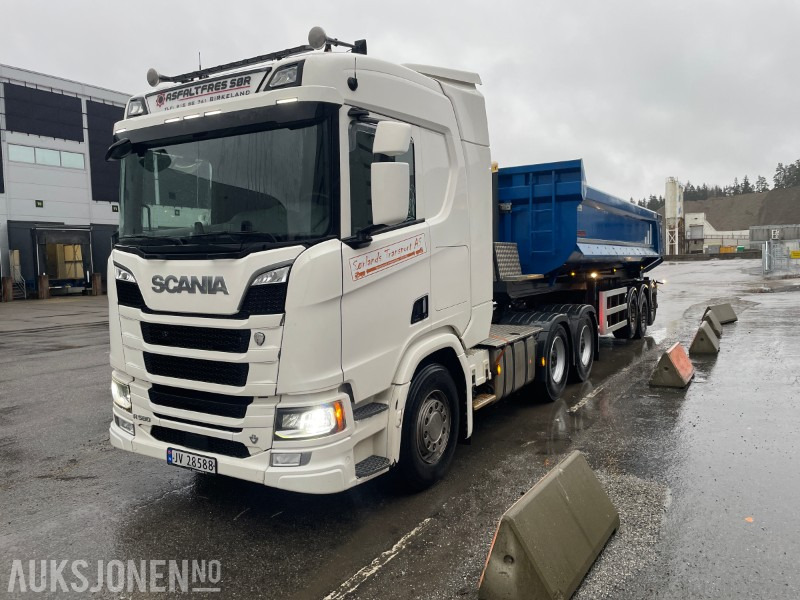 2018 Scania R580 6x4 m/2019 Maur tippsemi - Tipper: picture 2 2018 Scania R580 6x4 m/2019 Maur tippsemi - Tipper: picture 2
