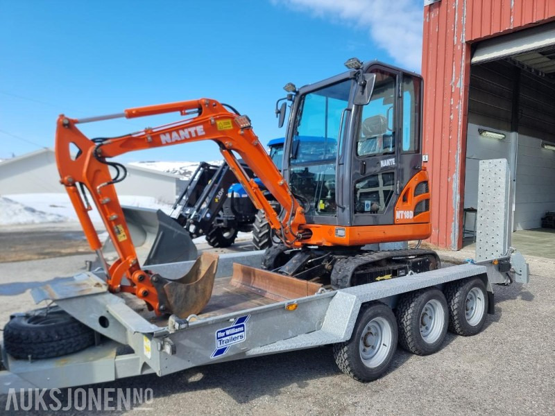 2019 Minigraver - Nante NT18DR - Inkludert henger, klo og 3 skuffer - Mini excavator: picture 1 2019 Minigraver - Nante NT18DR - Inkludert henger, klo og 3 skuffer - Mini excavator: picture 1