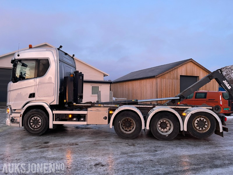 2019 Scania R500 8X4, 275105 km, Joab 24 tonns Krokløft, bilen leveres med ny Eu godkjenning - Hook lift truck: picture 4 2019 Scania R500 8X4, 275105 km, Joab 24 tonns Krokløft, bilen leveres med ny Eu godkjenning - Hook lift truck: picture 4