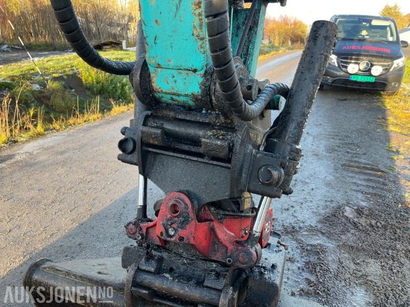 Mini excavator 2021 Kobelco SK75SR-7 Gravemaskin med skjær, tiltrotator med gripekassett, nylig sertifisert, kun 2400 timer: picture 17