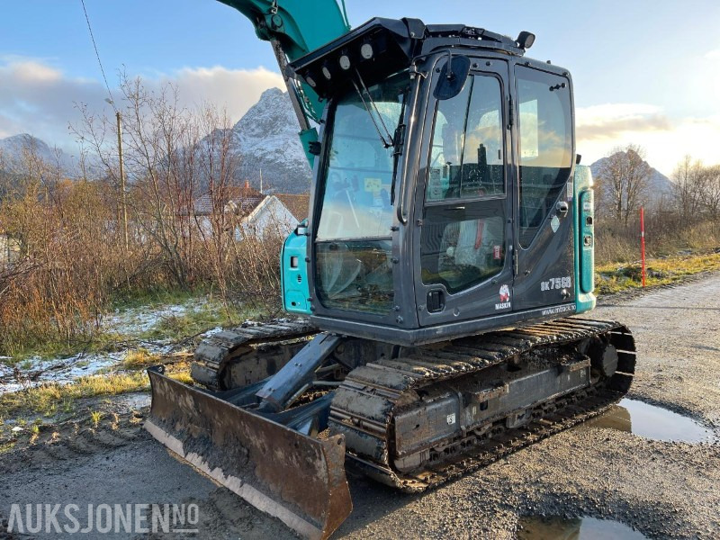 Mini excavator 2021 Kobelco SK75SR-7 Gravemaskin med skjær, tiltrotator med gripekassett, nylig sertifisert, kun 2400 timer: picture 10