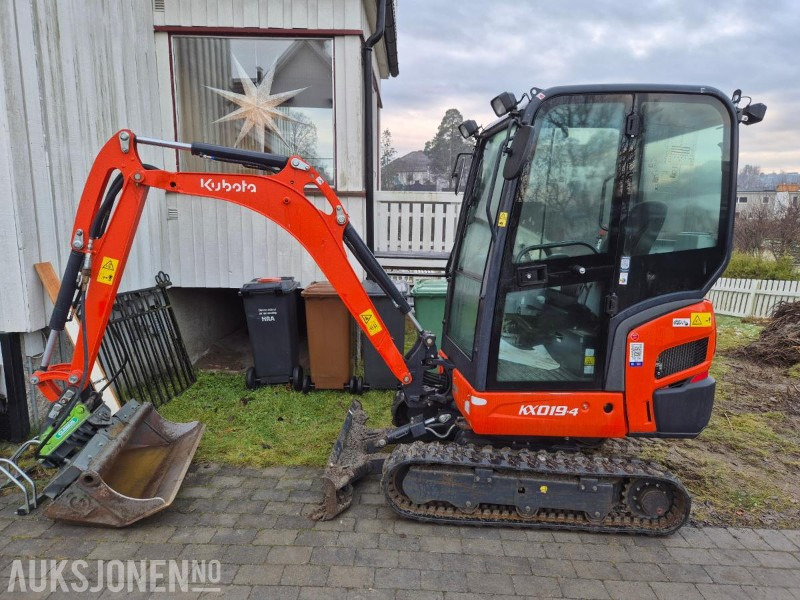 2021 Kubota KX019-4 minigraver, 723 timer - Mini excavator: picture 2 2021 Kubota KX019-4 minigraver, 723 timer - Mini excavator: picture 2