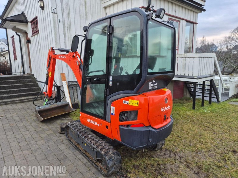 2021 Kubota KX019-4 minigraver, 723 timer - Mini excavator: picture 3 2021 Kubota KX019-4 minigraver, 723 timer - Mini excavator: picture 3