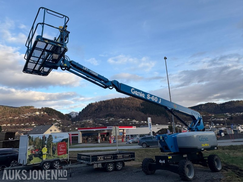 2021 mod Genie S-60 J - sertifisert til 10/26 - 803 timer - nylig utført service - Aerial platform: picture 1 2021 mod Genie S-60 J - sertifisert til 10/26 - 803 timer - nylig utført service - Aerial platform: picture 1