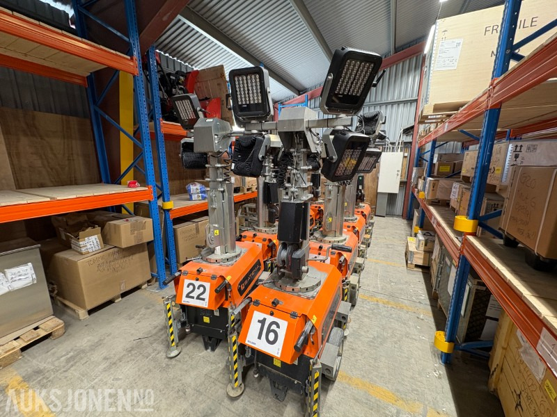2022 Pakke med 3 stk SATEMA X-CHAIN 230 Lystårn / Lysmaster - Construction equipment: picture 1 2022 Pakke med 3 stk SATEMA X-CHAIN 230 Lystårn / Lysmaster - Construction equipment: picture 1