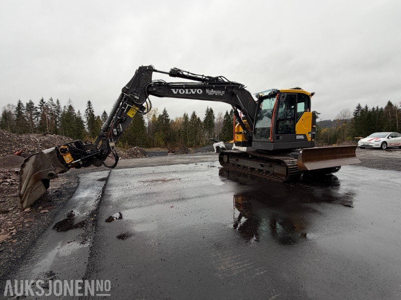 2023 Volvo ECR145EL beltegraver - HK feste - Engcon tiltrotator - Volvo pusseskuffe - Planeringsskjær - Sentralsmøring - Kun 837 timer - Excavator: picture 1 2023 Volvo ECR145EL beltegraver - HK feste - Engcon tiltrotator - Volvo pusseskuffe - Planeringsskjær - Sentralsmøring - Kun 837 timer - Excavator: picture 1