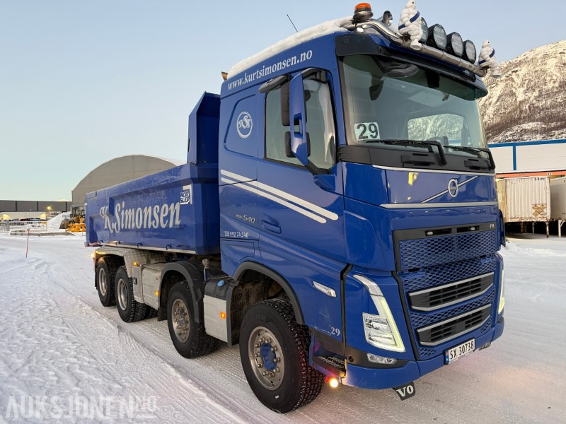 2023 Volvo FH 540 Tippbil 8x4 – NorSlep kasse – Meget godt utstyrt – Kun 109 900 km - Tipper: picture 2 2023 Volvo FH 540 Tippbil 8x4 – NorSlep kasse – Meget godt utstyrt – Kun 109 900 km - Tipper: picture 2