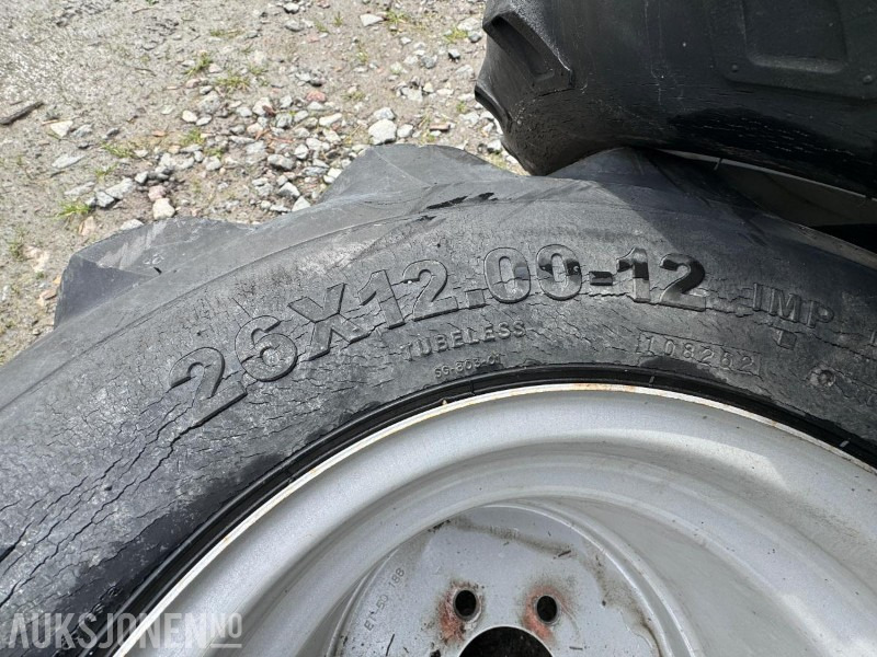 Avant - 2 stk dekk på felg - 26X12.00-12 - Agricultural machinery: picture 4 Avant - 2 stk dekk på felg - 26X12.00-12 - Agricultural machinery: picture 4