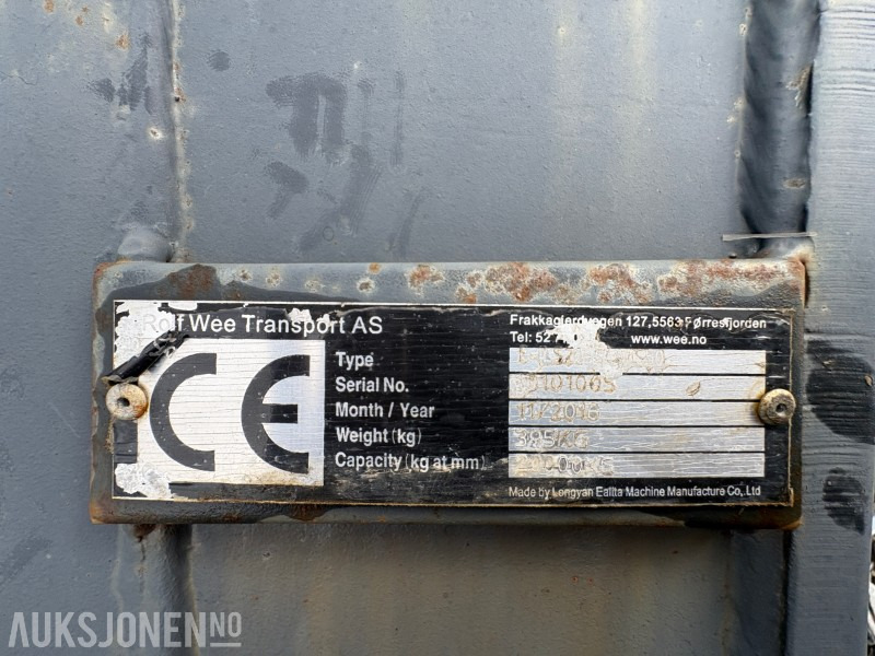 2016 ubrukt hydraulisk vedkløyver med kombifeste 40 / 50 - Attachment for Construction machinery: picture 4 2016 ubrukt hydraulisk vedkløyver med kombifeste 40 / 50 - Attachment for Construction machinery: picture 4