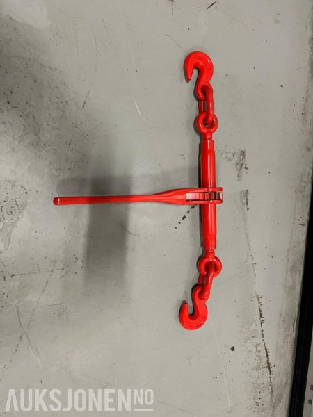Nytt! 8stk Kjetting med 8stk strammer - Attachment for Construction machinery: picture 1 Nytt! 8stk Kjetting med 8stk strammer - Attachment for Construction machinery: picture 1