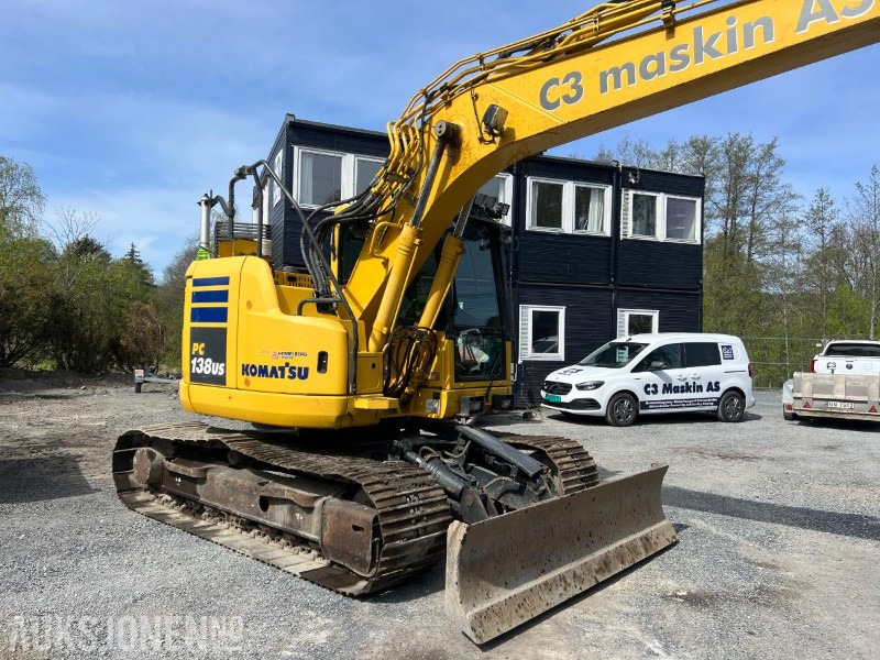 Komatsu PC138 gravemaskin, GPS, Tiltrotator, Smøring, Kamera - Excavator: picture 5 Komatsu PC138 gravemaskin, GPS, Tiltrotator, Smøring, Kamera - Excavator: picture 5