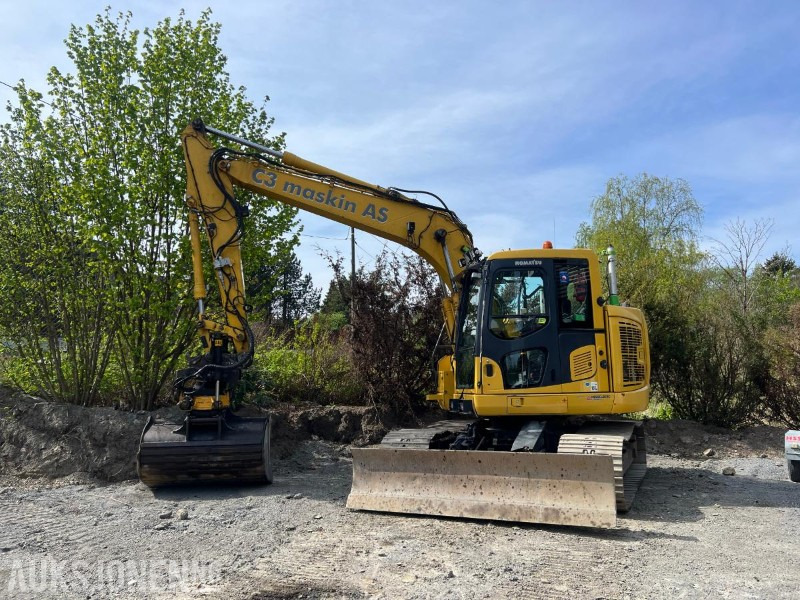 Komatsu PC138 gravemaskin, GPS, Tiltrotator, Smøring, Kamera - Excavator: picture 2 Komatsu PC138 gravemaskin, GPS, Tiltrotator, Smøring, Kamera - Excavator: picture 2