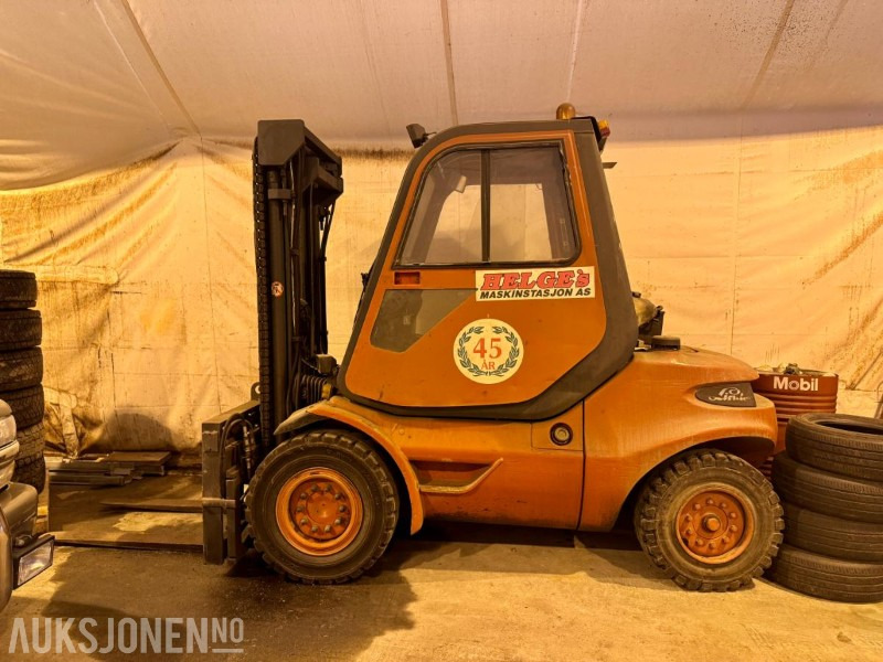 1990 Linde H45D Gaffeltruck - Timer: 15622 - Material handling equipment: picture 4 1990 Linde H45D Gaffeltruck - Timer: 15622 - Material handling equipment: picture 4