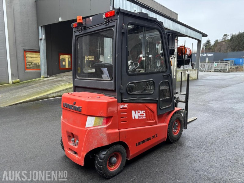 2022 Lonking LG25B 2.5T ELEKTRISK MOTVEKTSTRUCK - 4,5m FULL FRILØFTMAST - SIDESKIFT - 369Timer. - Material handling equipment: picture 5 2022 Lonking LG25B 2.5T ELEKTRISK MOTVEKTSTRUCK - 4,5m FULL FRILØFTMAST - SIDESKIFT - 369Timer. - Material handling equipment: picture 5