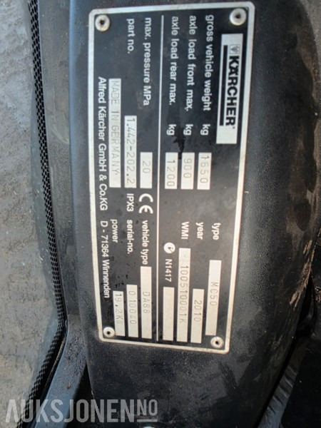 2010 Kärcher MC50 multimaskin leasing 2010 Kärcher MC50 multimaskin: picture 22 2010 Kärcher MC50 multimaskin leasing 2010 Kärcher MC50 multimaskin: picture 22