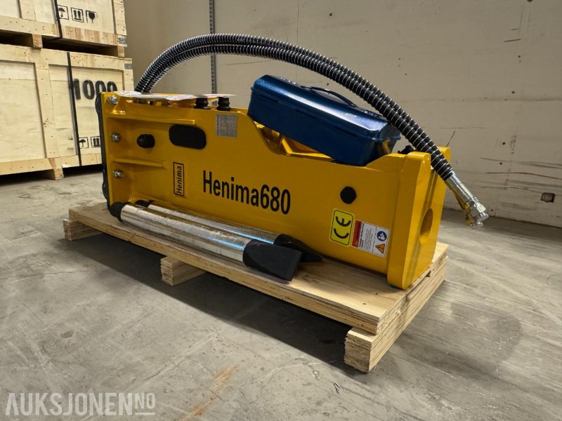 NY HENIMA PIGGHAMMER TIL 4-7 TONNS GRAVEMASKIN S40 M/GARANTI - Hydraulic hammer: picture 3 NY HENIMA PIGGHAMMER TIL 4-7 TONNS GRAVEMASKIN S40 M/GARANTI - Hydraulic hammer: picture 3