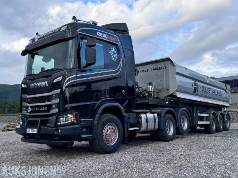2024 Scania 660 R XT - 6x4 - Trekkvogn med NorSlep tippsemi - Gått kun 12.590 km - Tractor unit: picture 1 2024 Scania 660 R XT - 6x4 - Trekkvogn med NorSlep tippsemi - Gått kun 12.590 km - Tractor unit: picture 1