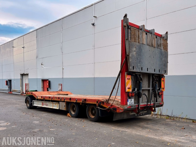 2012 DAMM SL-28M 3-AKSLET MASKINHENGER MED HYDRAULISK RAMPE - Trailer: picture 3 2012 DAMM SL-28M 3-AKSLET MASKINHENGER MED HYDRAULISK RAMPE - Trailer: picture 3