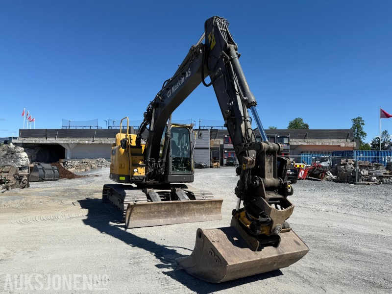 Volvo ECR145 Gravemaskin, tiltrotator, S60, Sentralsmøring, Ryggekamera - Excavator: picture 4 Volvo ECR145 Gravemaskin, tiltrotator, S60, Sentralsmøring, Ryggekamera - Excavator: picture 4