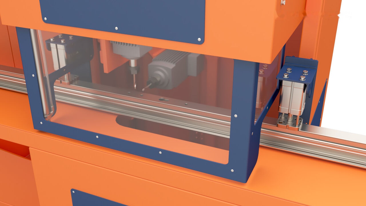 Wise Service Center for automatic milling of aluminum profiles WS710 - Machine tool: picture 3 Wise Service Center for automatic milling of aluminum profiles WS710 - Machine tool: picture 3