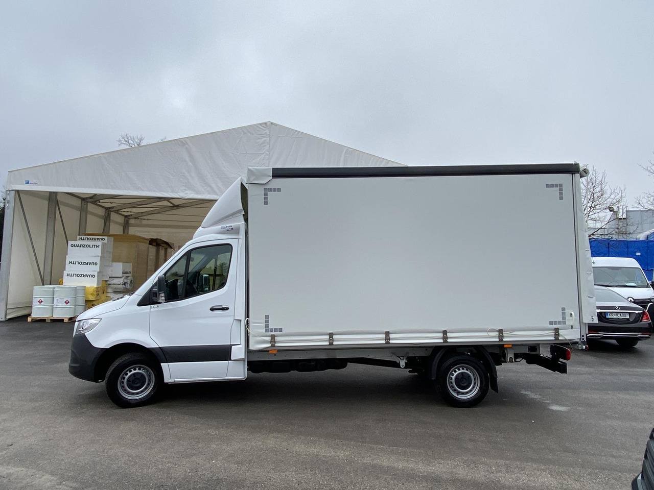 MERCEDES BENZ SPRINTER 317 CDI 170PS 1+2 PRITSCHE PLANE 4100MM - Curtain side van: picture 3 MERCEDES BENZ SPRINTER 317 CDI 170PS 1+2 PRITSCHE PLANE 4100MM - Curtain side van: picture 3
