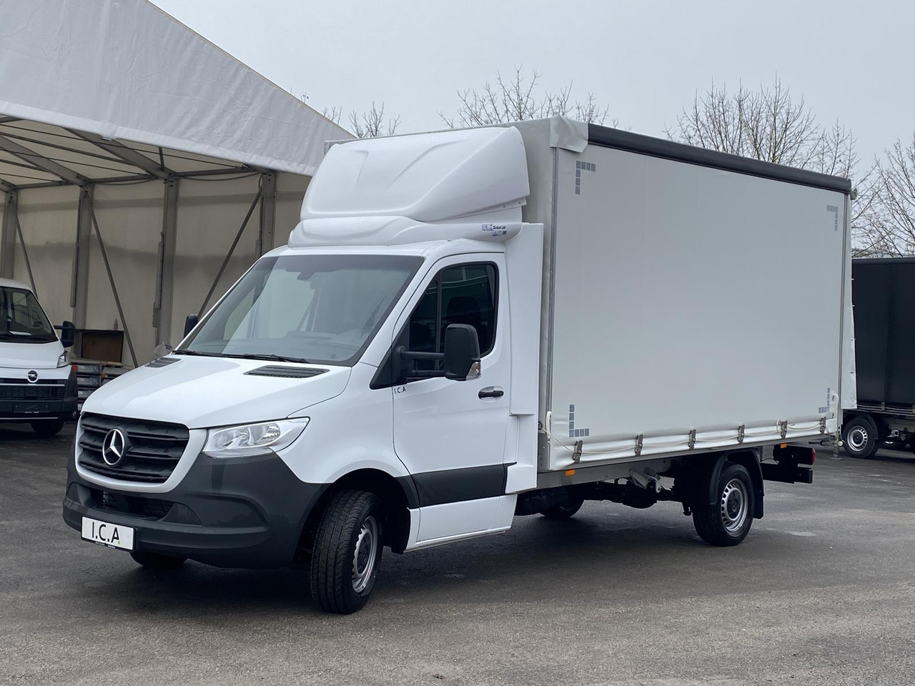 MERCEDES BENZ SPRINTER 317 CDI 170PS 1+2 PRITSCHE PLANE 4100MM - Curtain side van: picture 2 MERCEDES BENZ SPRINTER 317 CDI 170PS 1+2 PRITSCHE PLANE 4100MM - Curtain side van: picture 2