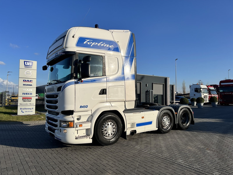 Scania R450 6x2 Topline trekker Steering / 2x Tank / Full Air / SCR Only - Tractor unit: picture 1 Scania R450 6x2 Topline trekker Steering / 2x Tank / Full Air / SCR Only - Tractor unit: picture 1